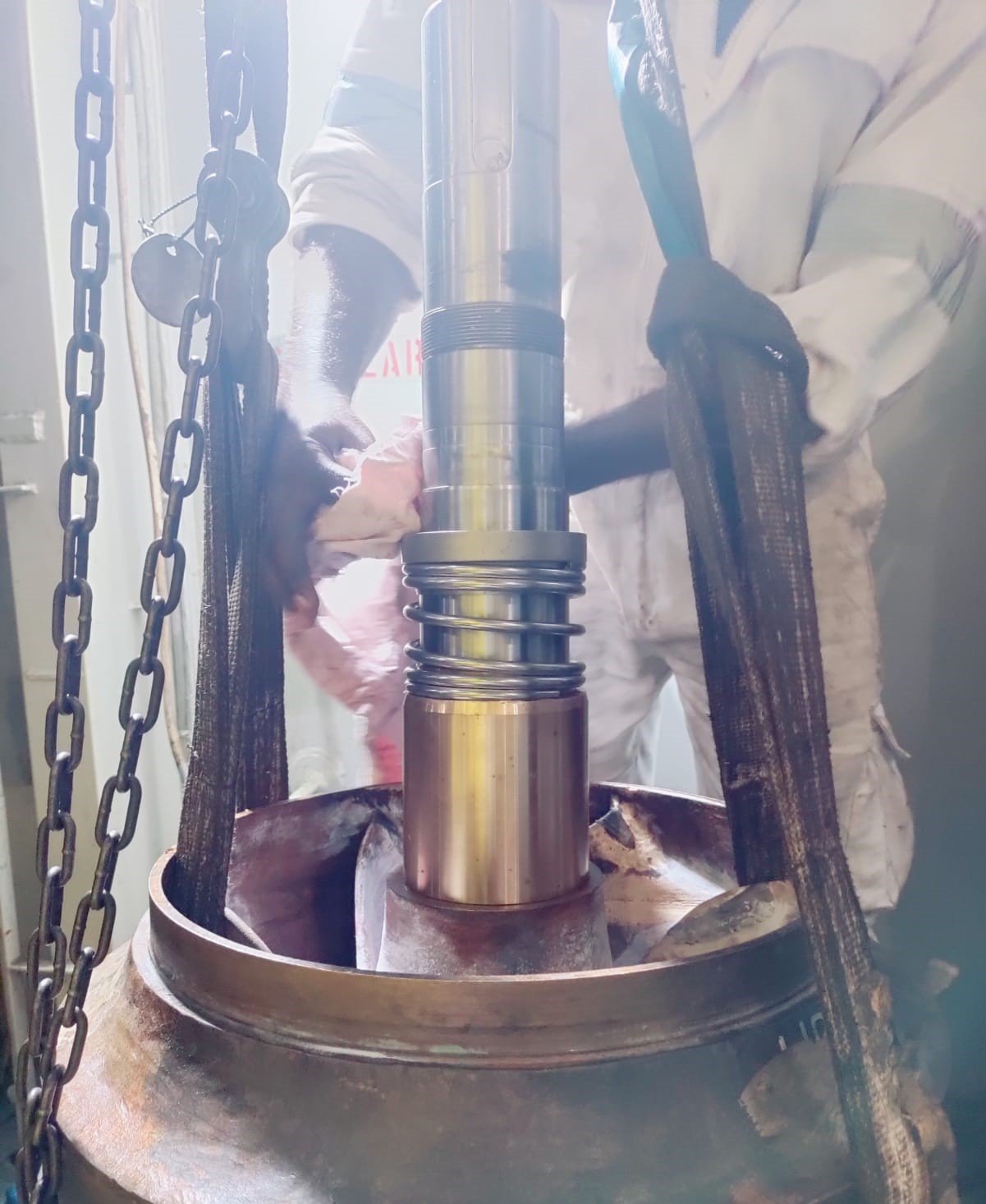 Cargo pump overhauling works